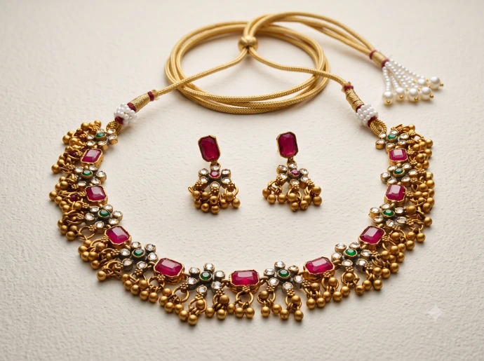 Gold-Plated Pendant Set